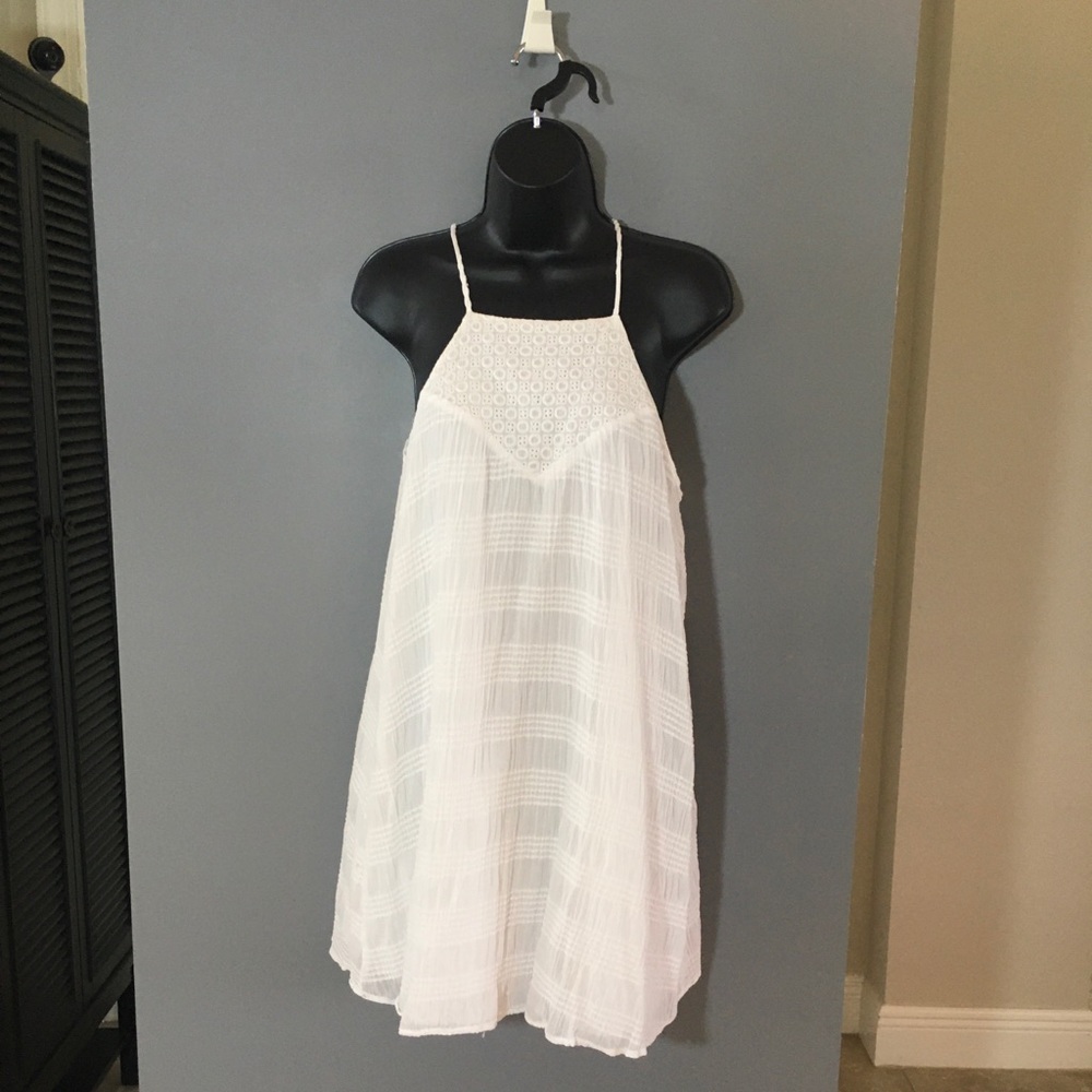 White Thin Strap Dress